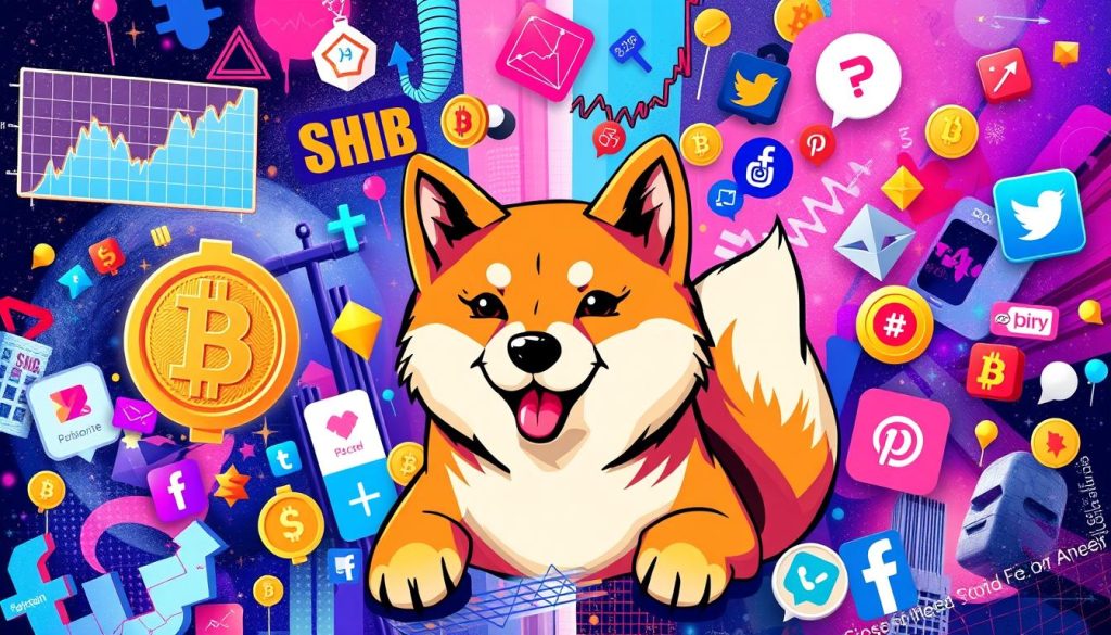 SHIB cryptocurrency social media