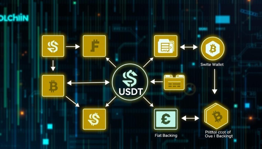 USDT運作原理示意圖