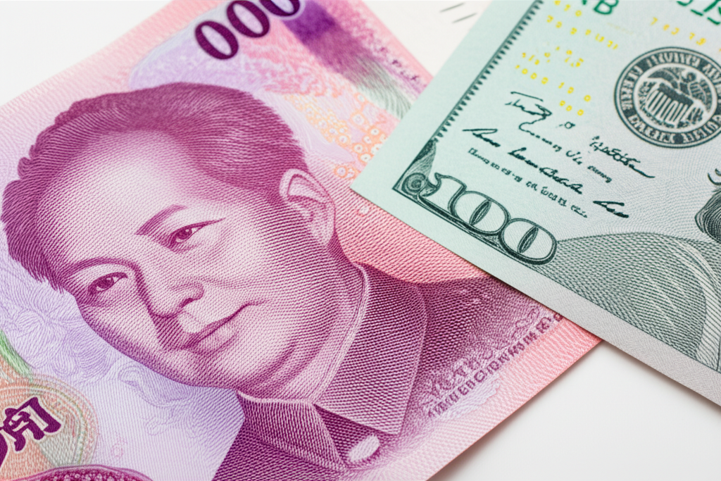 象徵全球貿易與關稅的圖像，顯示高牆阻礙貿易。