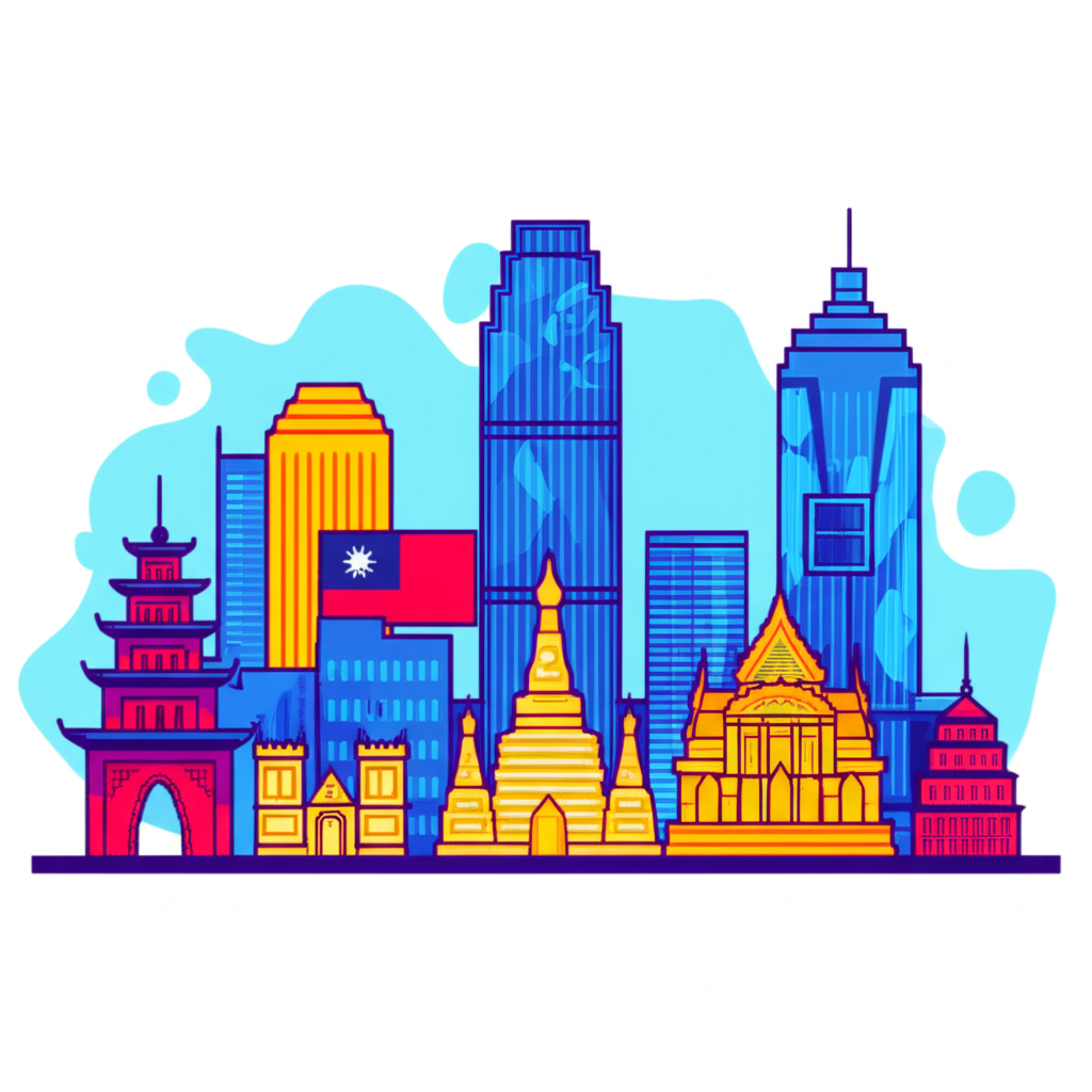 台灣香港泰國外匯市場比較示意圖
