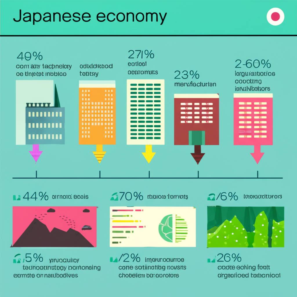 日圓貶值多重因素的資訊圖表，包含貨幣政策、貿易逆差、美日利差及全球資本流動。